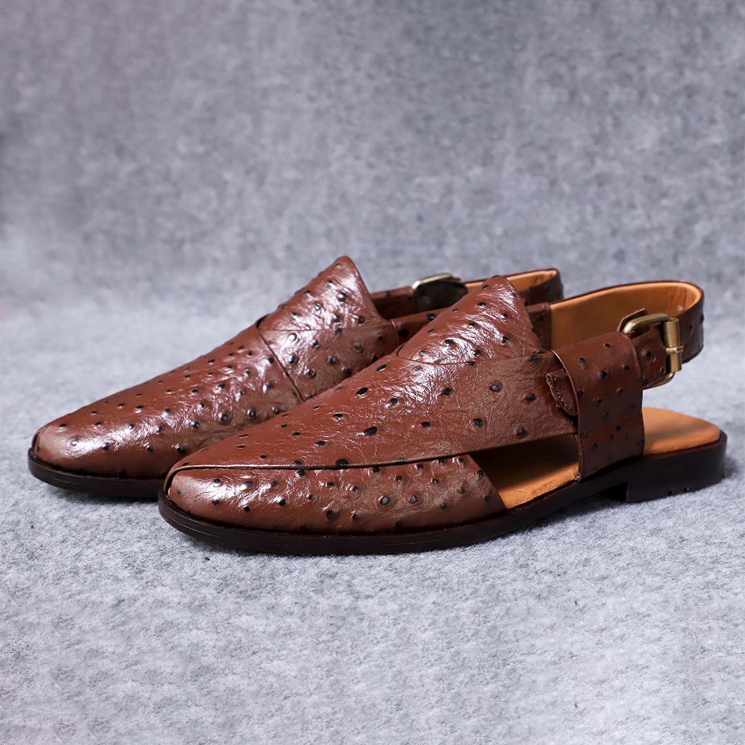 Brown Peshawari Chappal