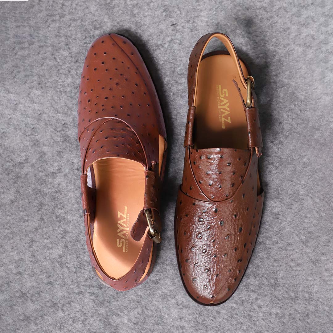 Brown Peshawari Chappal