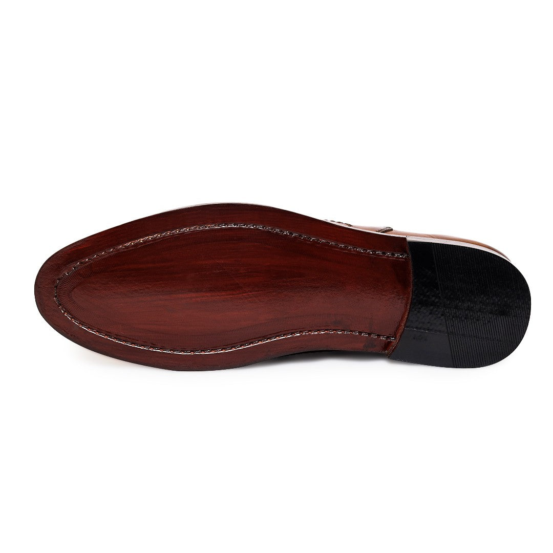 Brown Penny Loafers for men