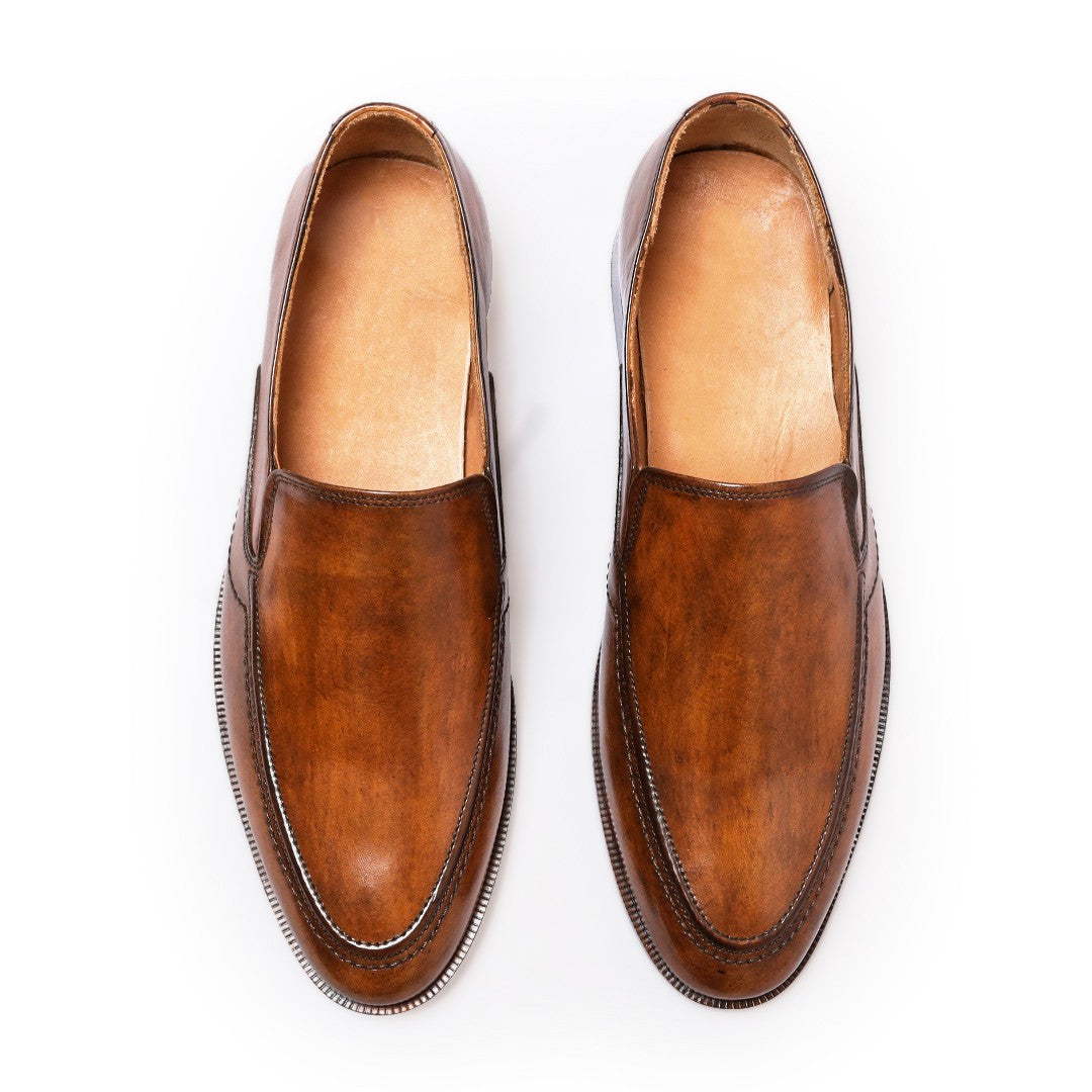 Brown Penny Loafers for men