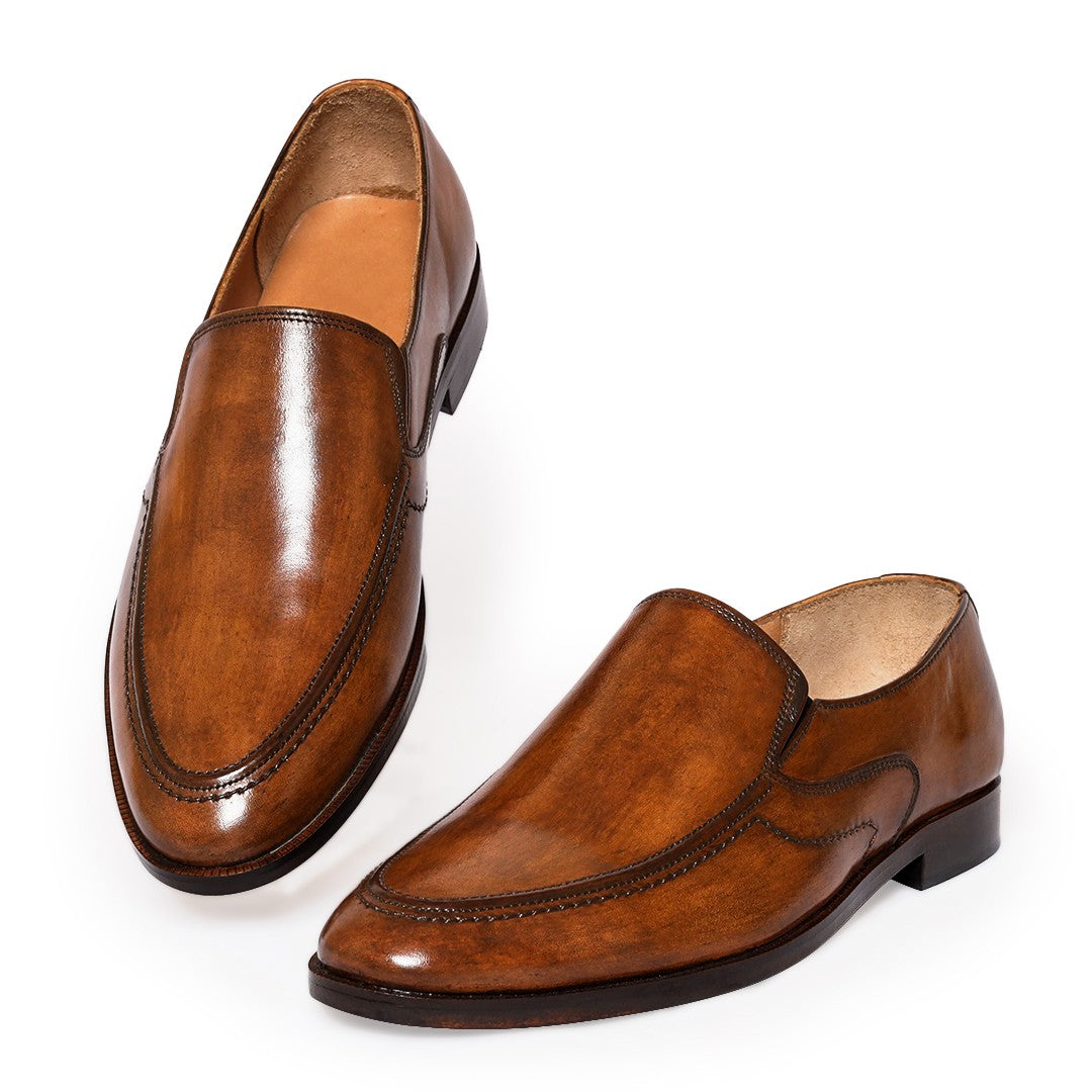 Brown Penny Loafers for men