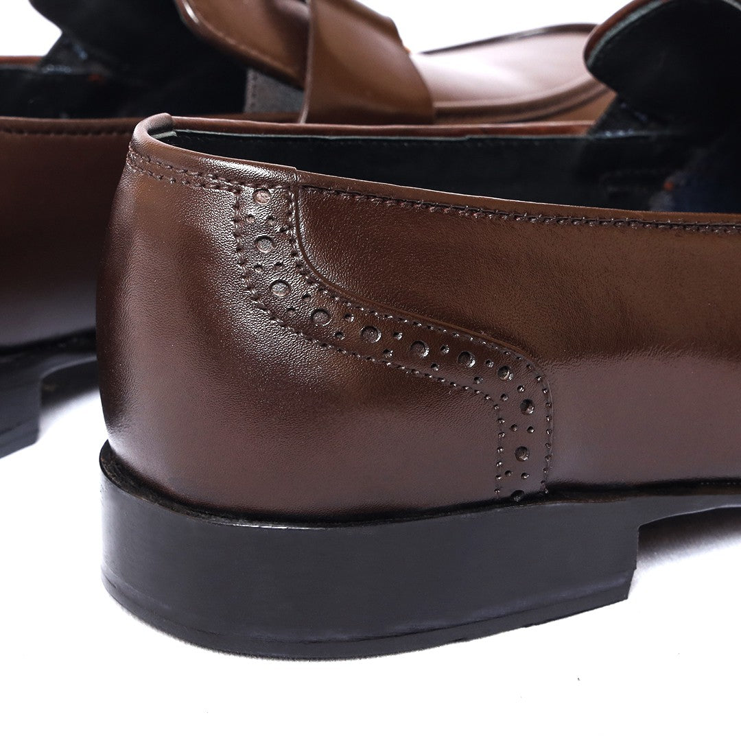 Leather casual shoes