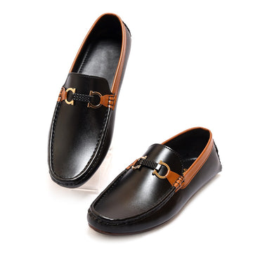 casual leather loafer