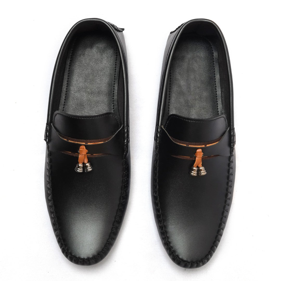 black Tassel loafers for men